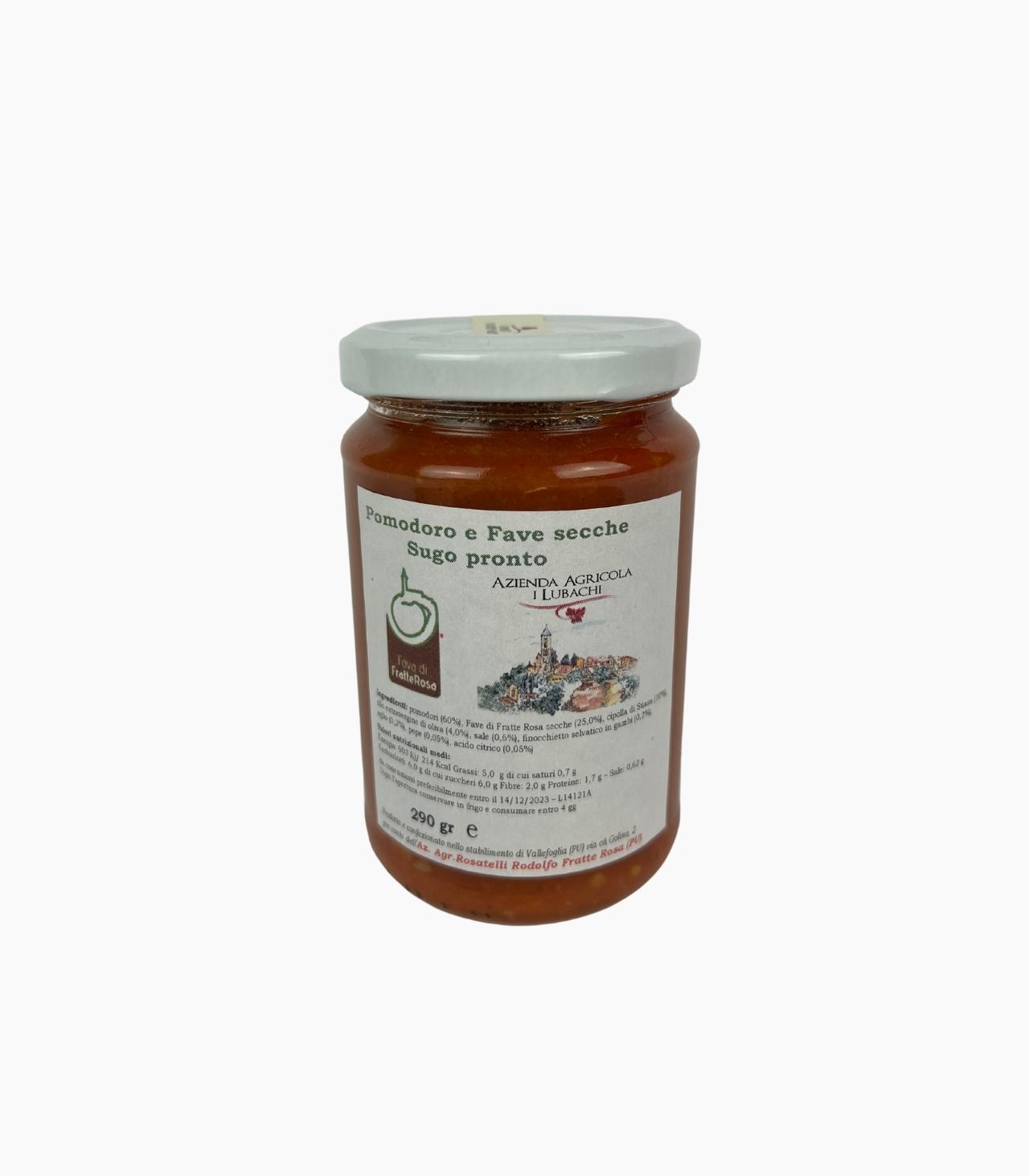 Sugo Pronto Pomodoro e Fave - 290GR - Terre di Giò